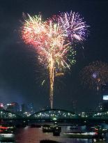 More than 20,000 rocket fireworks set off